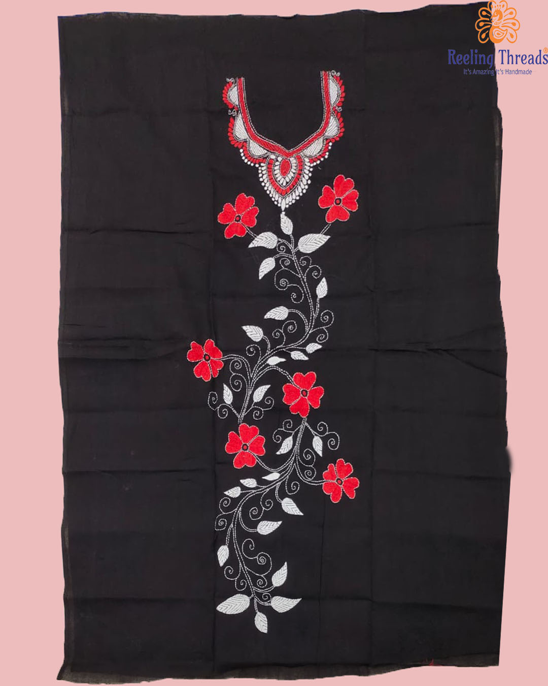 Beautiful detailing with kantha | Salwar neck designs, Kurti embroidery  design, Dress neck designs